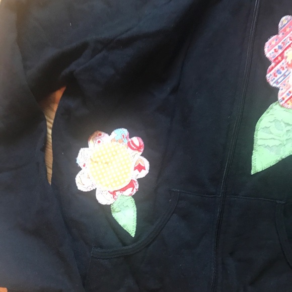🌸random nicole Handmade Zip Up Hoodie - Picture 3 of 6